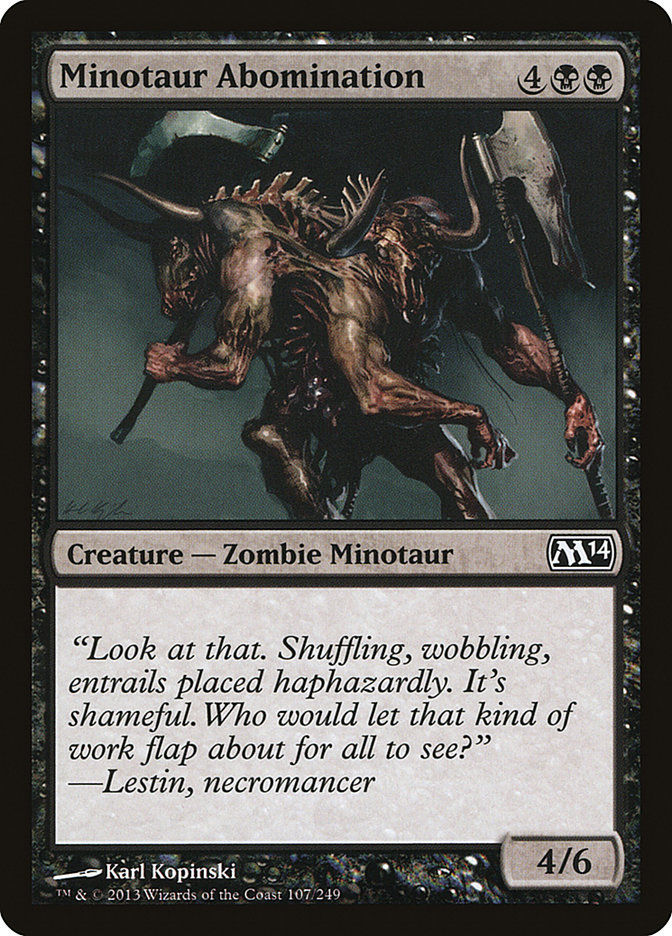 Minotaur Abomination (M14) (107)