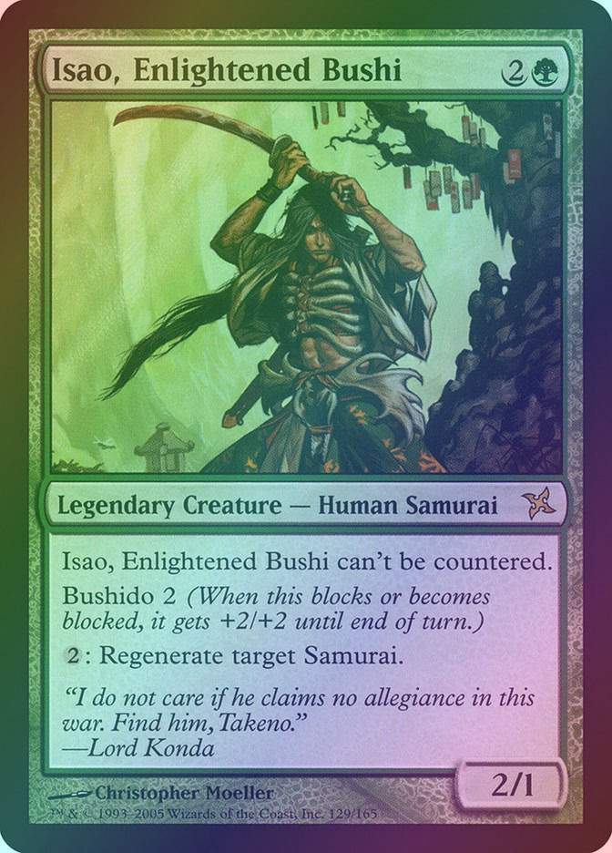 Isao, Enlightened Bushi (BOK) (129) / Foil