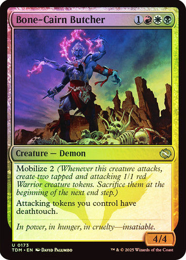 Bone-Cairn Butcher (TDM) (173) / Foil