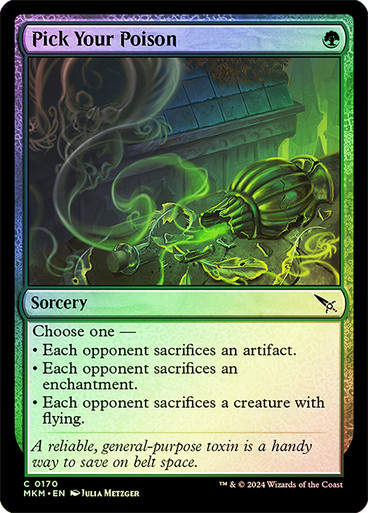 Pick Your Poison (mkm) (170) / Foil