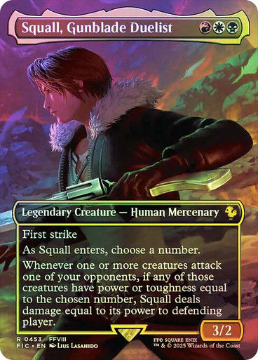 Squall, Gunblade Duelist (FIC) (453) / Borderless / Foil