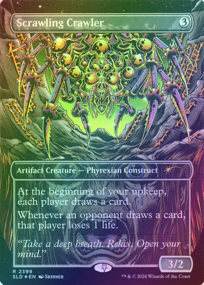 Scrawling Crawler (SLD) (2399) / Borderless / Foil