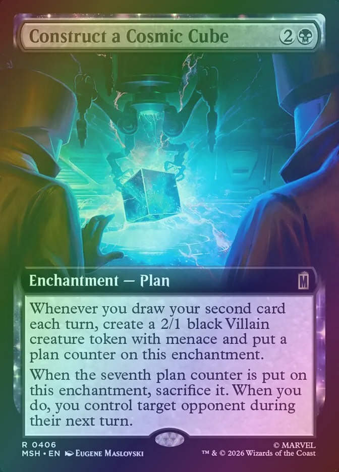 Construct a Cosmic Cube (MSH) (406) / Extended Art / Foil