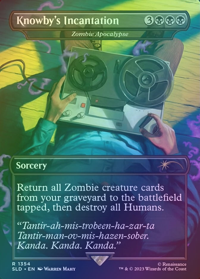 Zombie Apocalypse (SLD) (1354) / Borderless / Foil