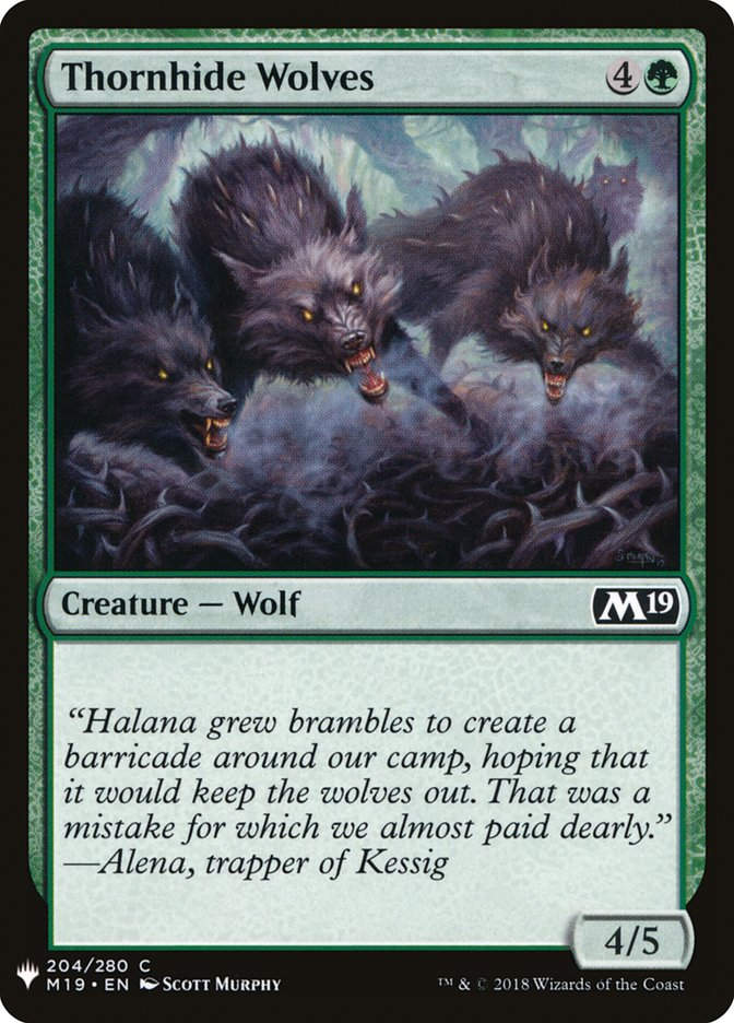 Thornhide Wolves (MYS)