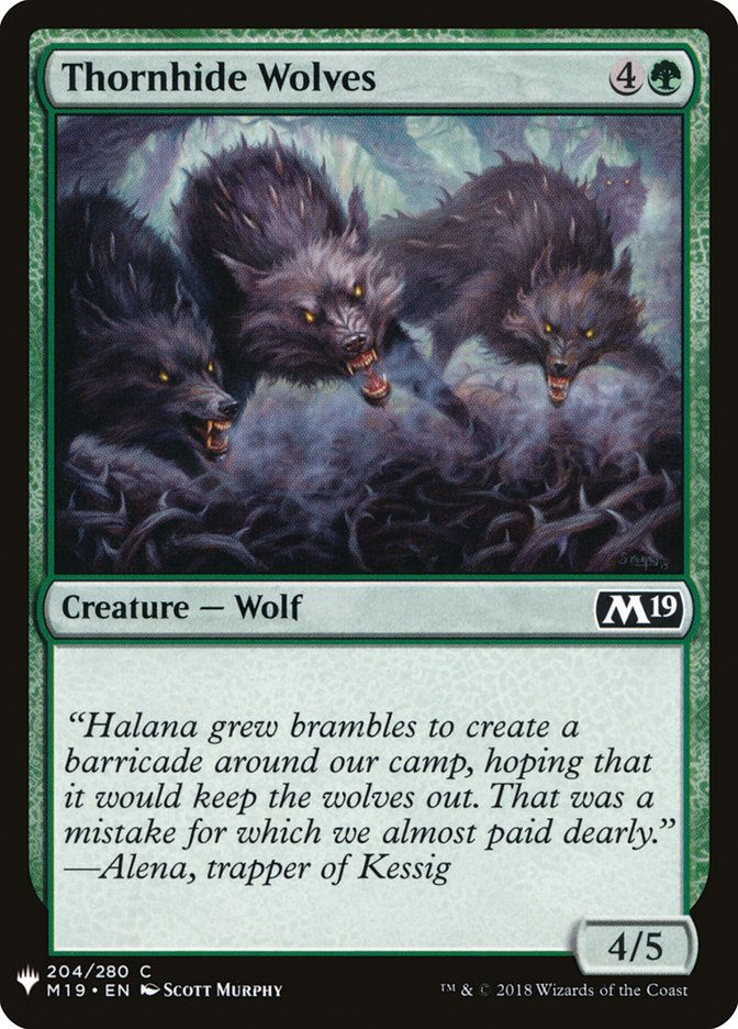 Thornhide Wolves (MYS)