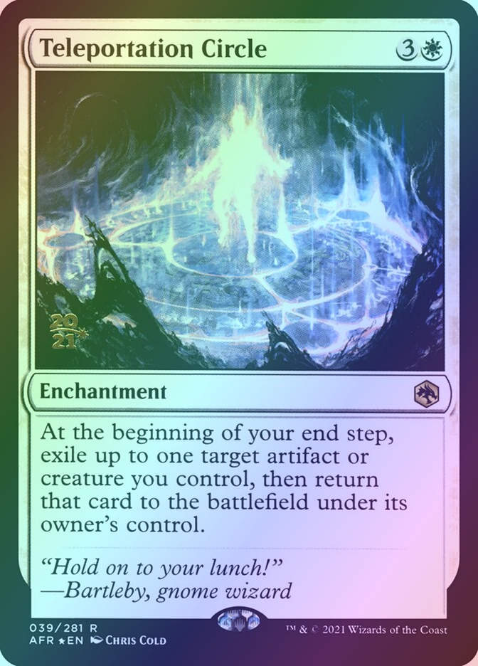 Teleportation Circle (PAFR) (39s) / Foil