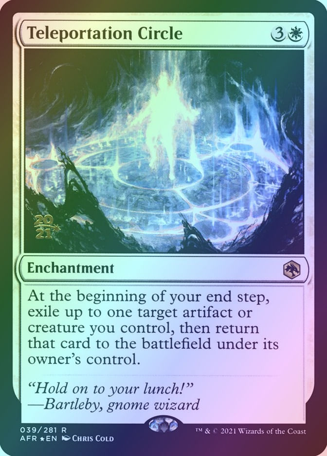 Teleportation Circle (PAFR) (39s) / Foil