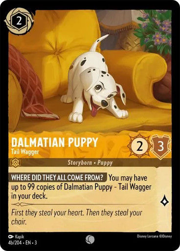 Dalmatian Puppy - Tail Wagger (#004b) (LOR_ITI)