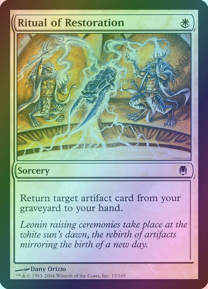 Ritual of Restoration (DST) (13) / Foil