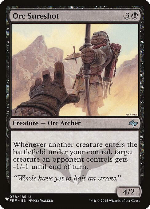 Orc Sureshot (PLST) (FRF-78)