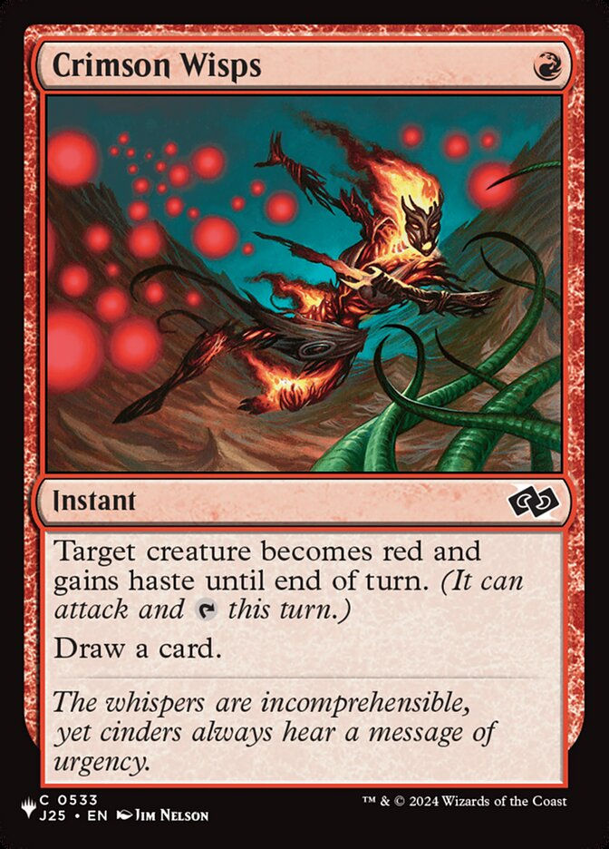Crimson Wisps (PLST) (J25-533)