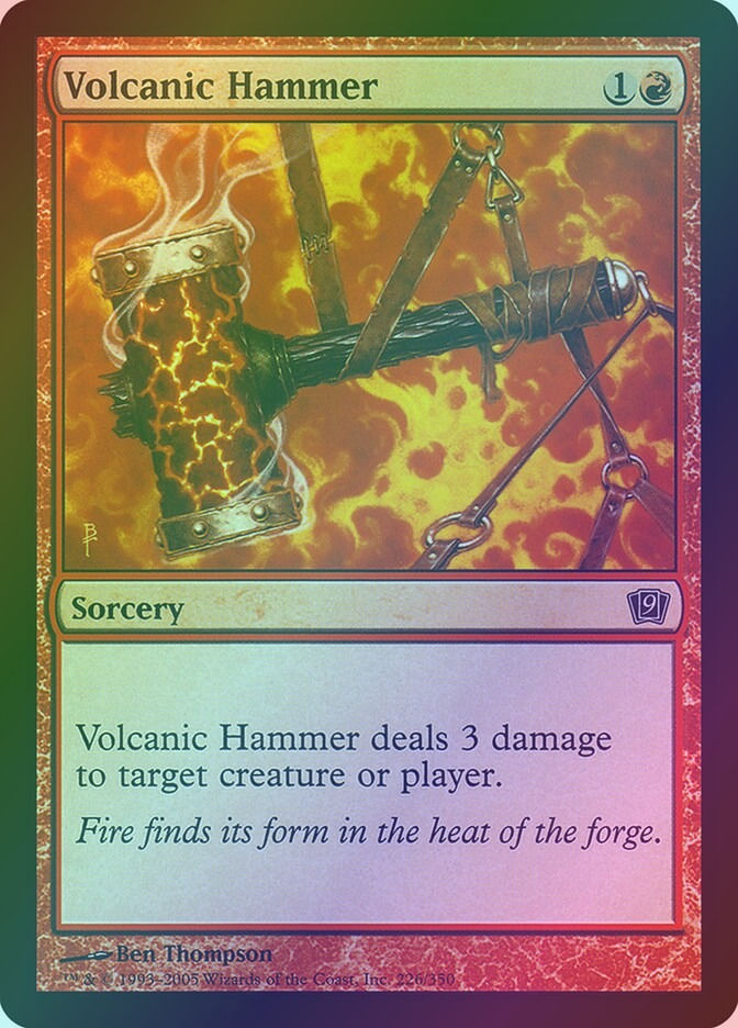 Volcanic Hammer (9ED) (226★) / Foil