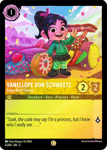 Vanellope von Schweetz - Sugar Rush Champ (LOR_SHS) / Foil