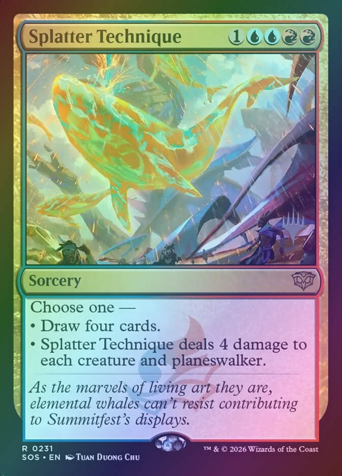 Splatter Technique (PSOS) (231p) / Foil