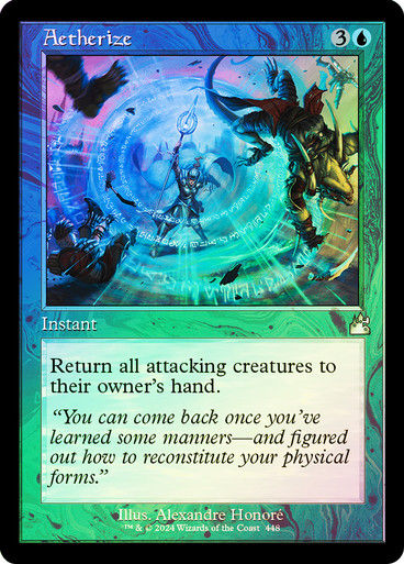 Aetherize (rvr) (448) / Retro / Foil