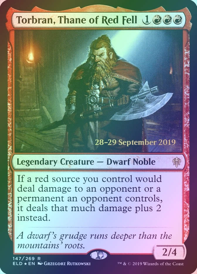 Torbran, Thane of Red Fell (PELD) (147s) / Foil