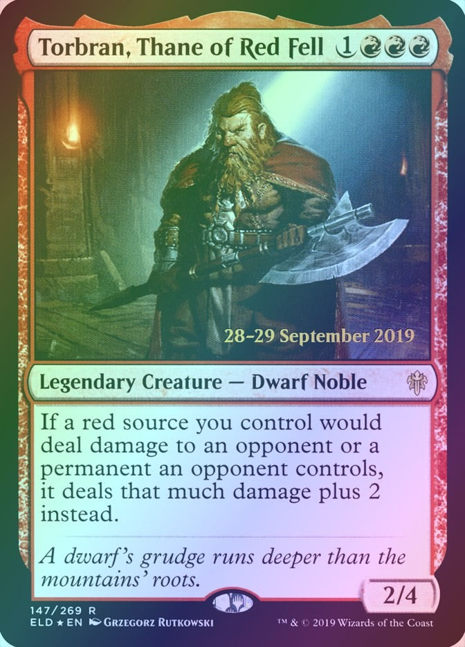 Torbran, Thane of Red Fell (PELD) (147s) / Foil