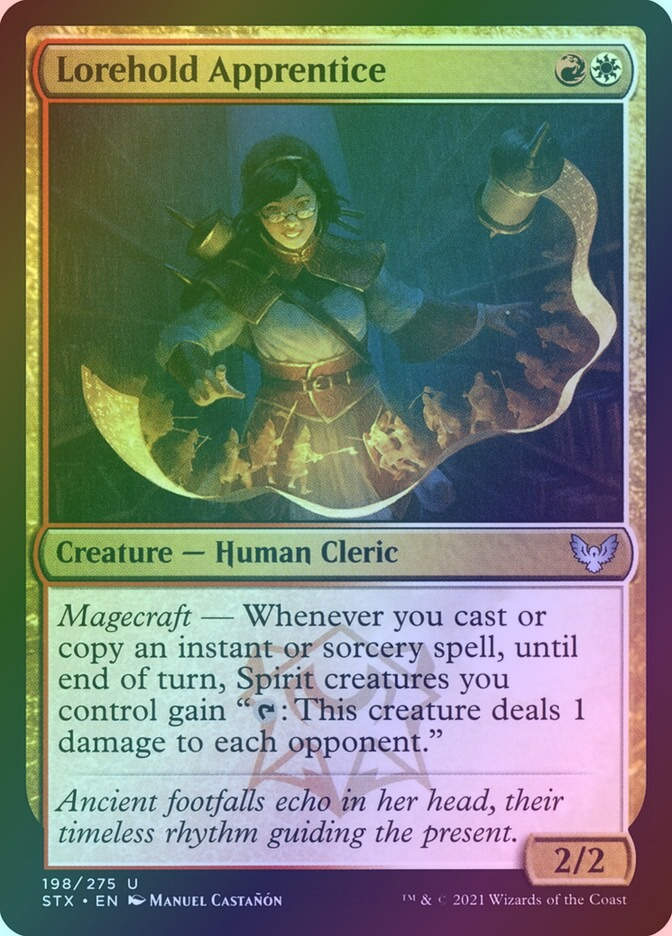 Lorehold Apprentice (STX) (198) / Foil