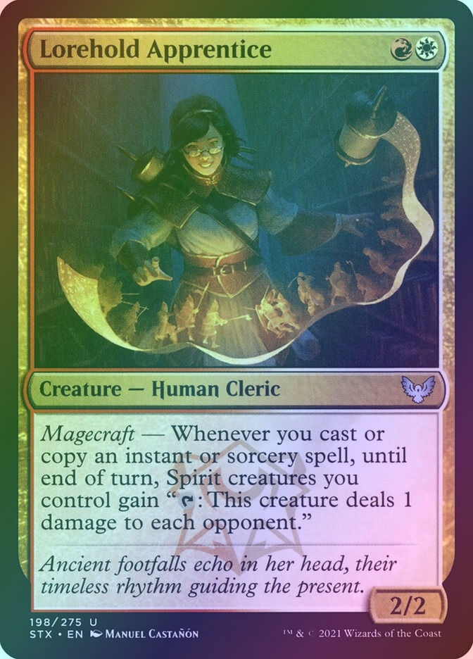 Lorehold Apprentice (STX) (198) / Foil