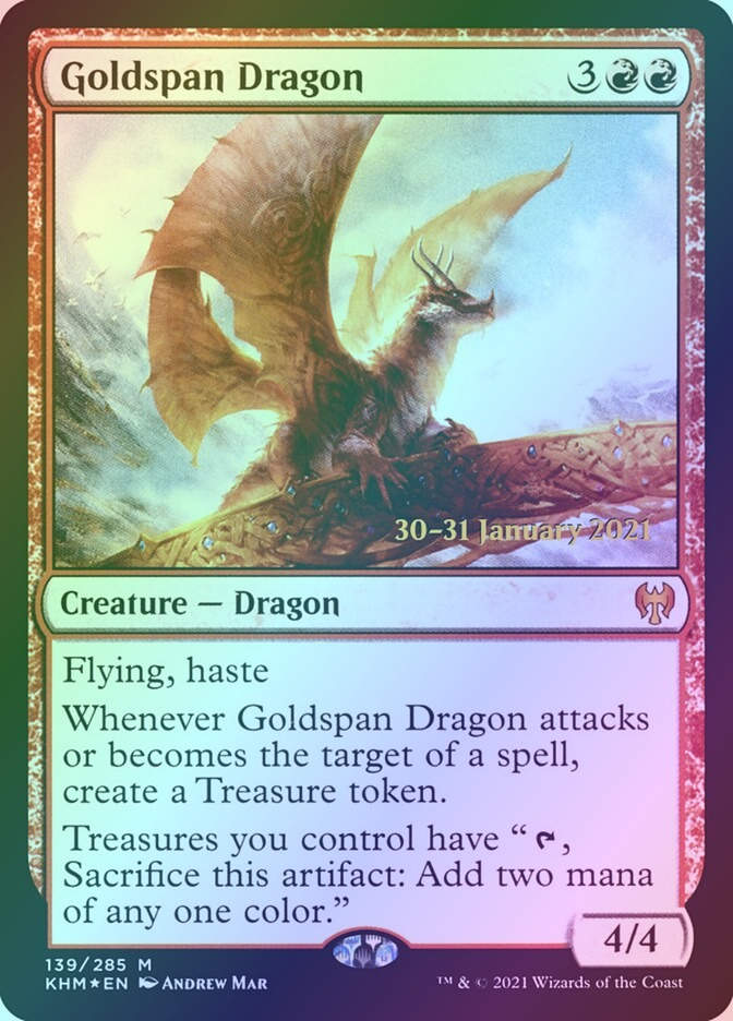 Goldspan Dragon (PKHM) (139s) / Foil