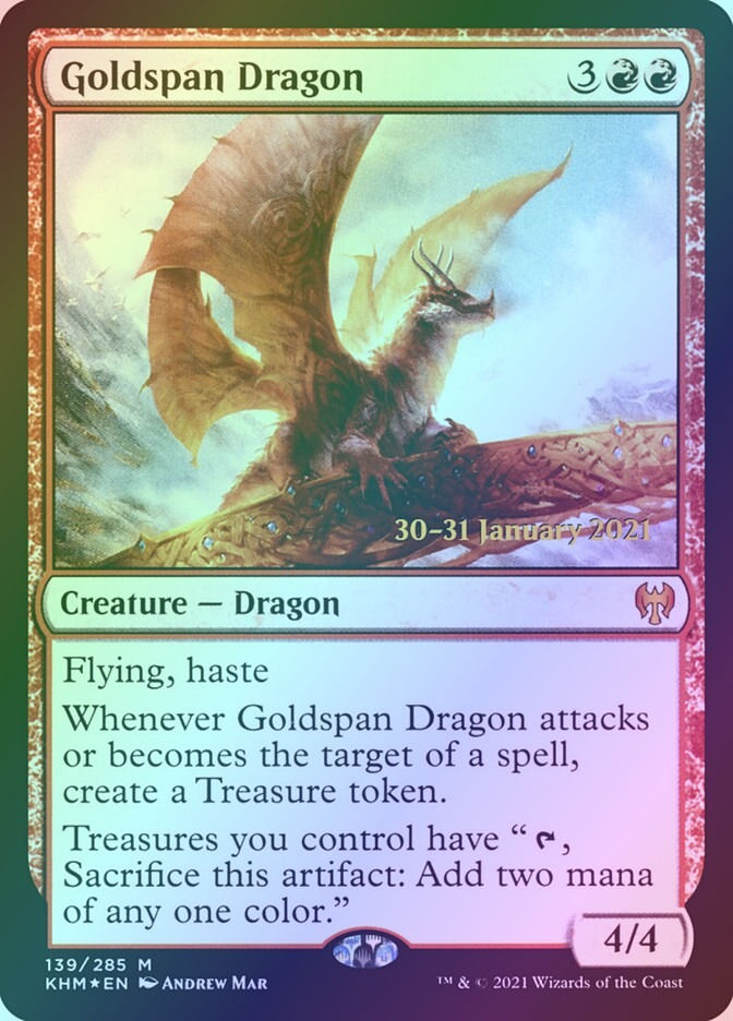 Goldspan Dragon (PKHM) (139s) / Foil