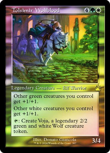 Tolsimir Wolfblood (rvr) (387) / Retro / Foil