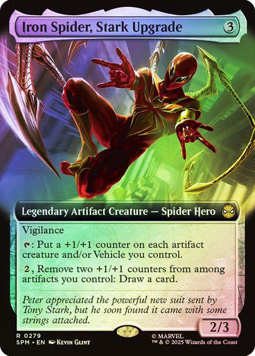 Iron Spider, Stark Upgrade (SPM) (279) / Extended Art / Foil