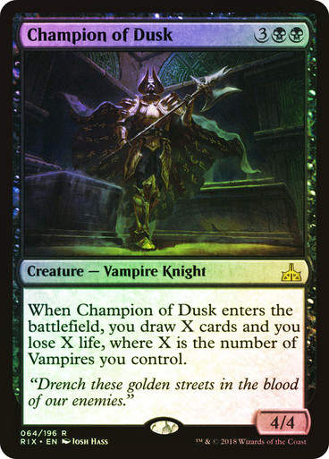 Champion of Dusk (RIX) (64) / Foil