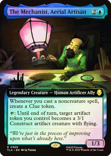 The Mechanist, Aerial Artisan (TLA) (369) / Extended Art / Foil