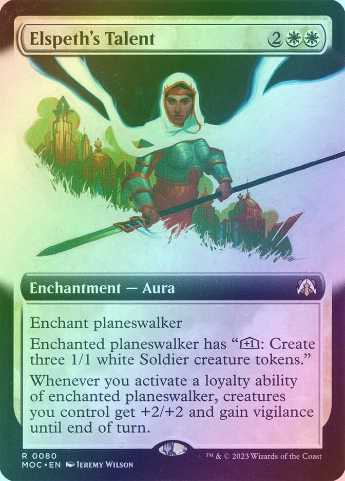 Elspeth's Talent (MOC) (80) / Extended Art / Foil
