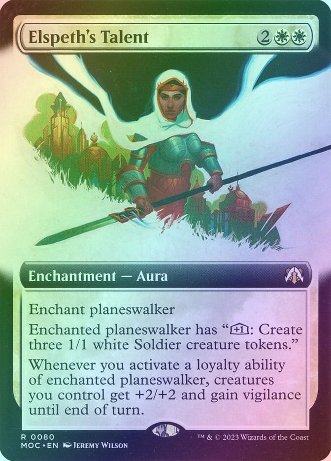 Elspeth's Talent (MOC) (80) / Extended Art / Foil