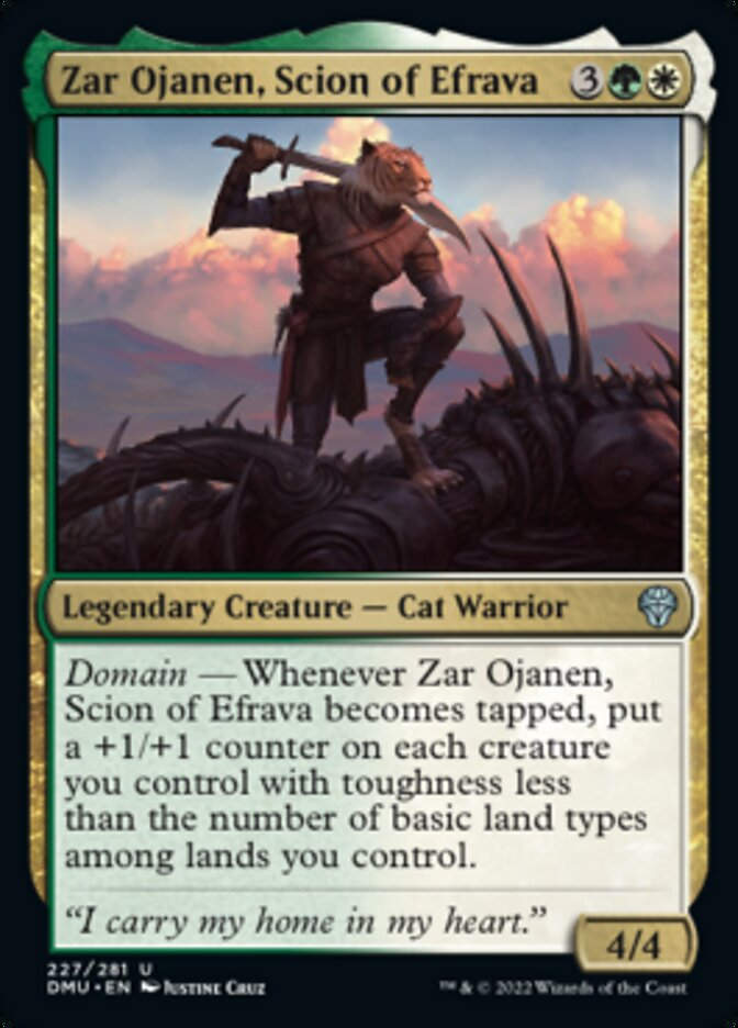 Zar Ojanen, Scion of Efrava (DMU)