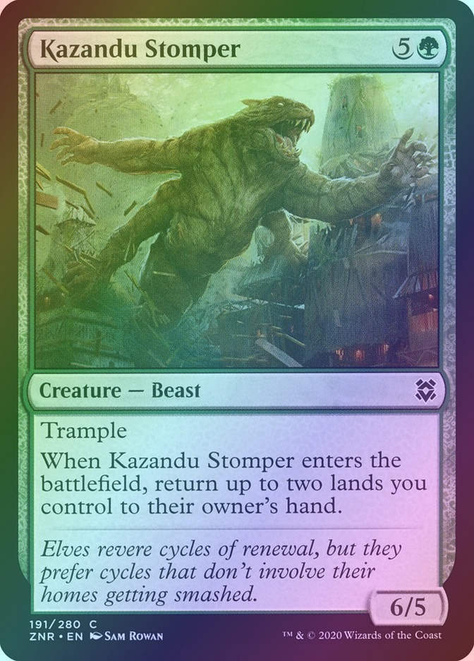 Kazandu Stomper (ZNR) (191) / Foil