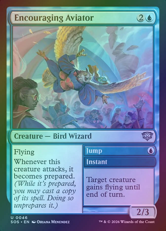 Encouraging Aviator // Jump (SOS) (46) / Foil
