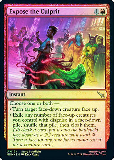 Expose the Culprit (mkm) (124) / Foil