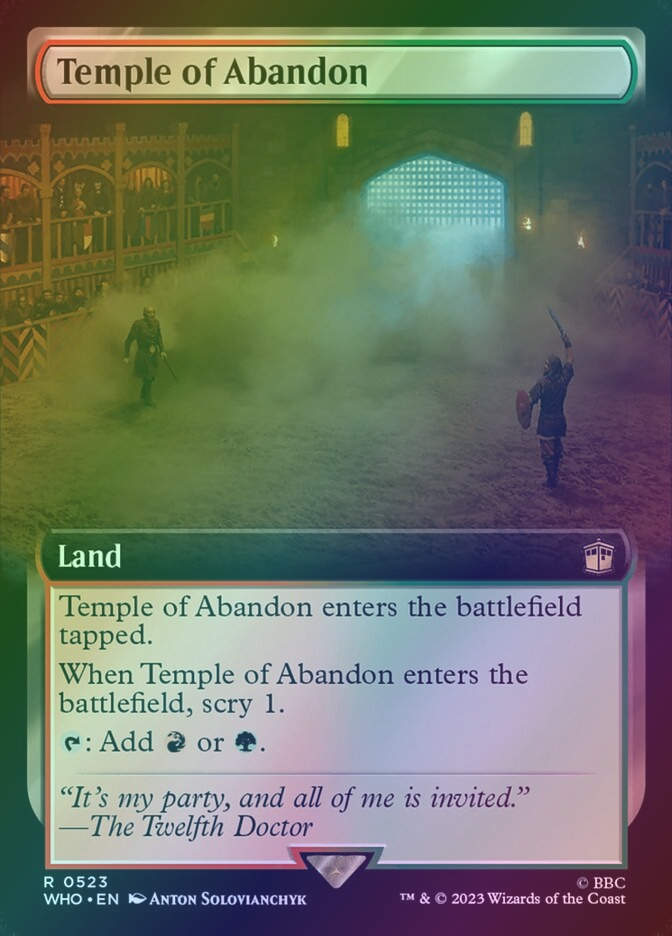 Temple of Abandon (WHO) (523) / Extended Art / Foil