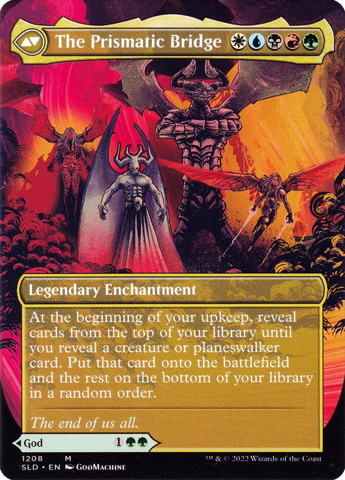 Esika, God of the Tree // The Prismatic Bridge (SLD) (1208) / Borderless — cara 2 de 2