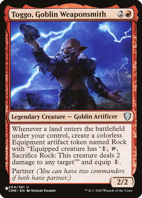 Toggo, Goblin Weaponsmith (PLST) (CMR-204)