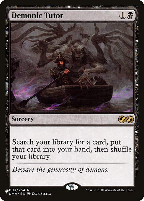 Demonic Tutor (PLST) (UMA-93)