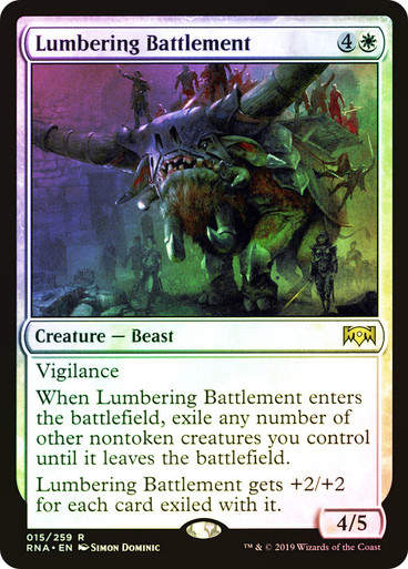 Lumbering Battlement (RNA) (15) / Foil