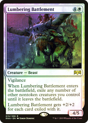 Lumbering Battlement (RNA) (15) / Foil