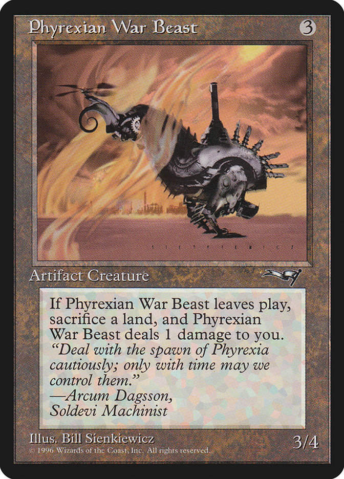 Phyrexian War Beast (ALL) (127a)
