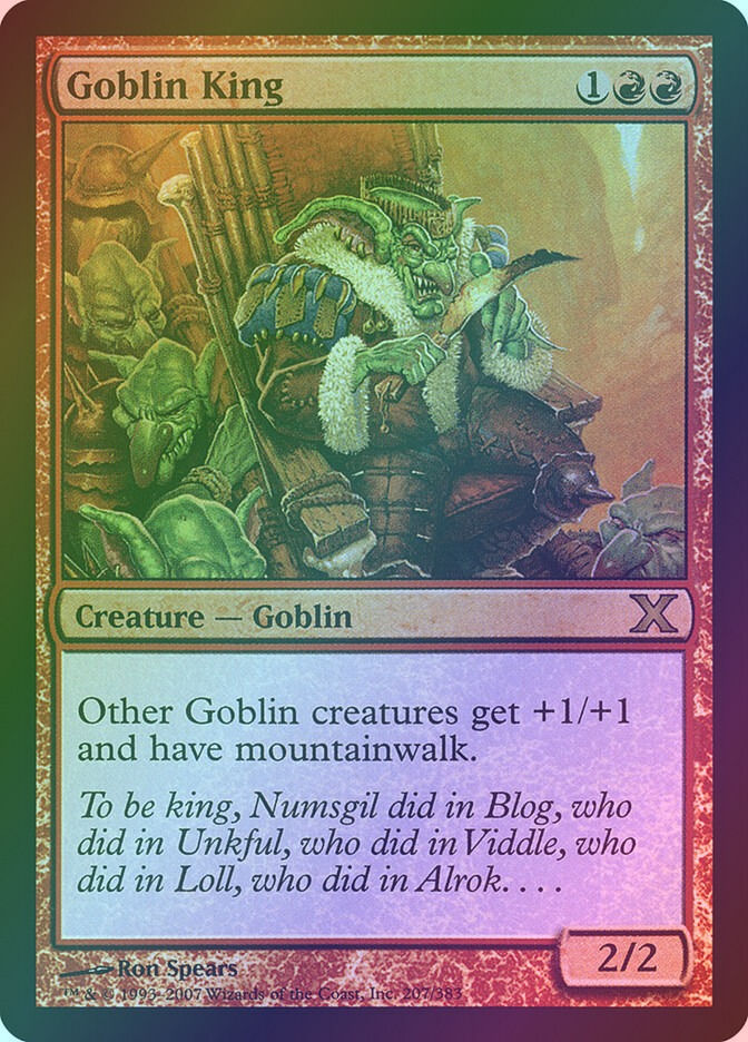 Goblin King (10E) (207★) / Foil