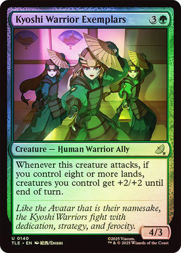 Kyoshi Warrior Exemplars (TLE) (140) / Foil