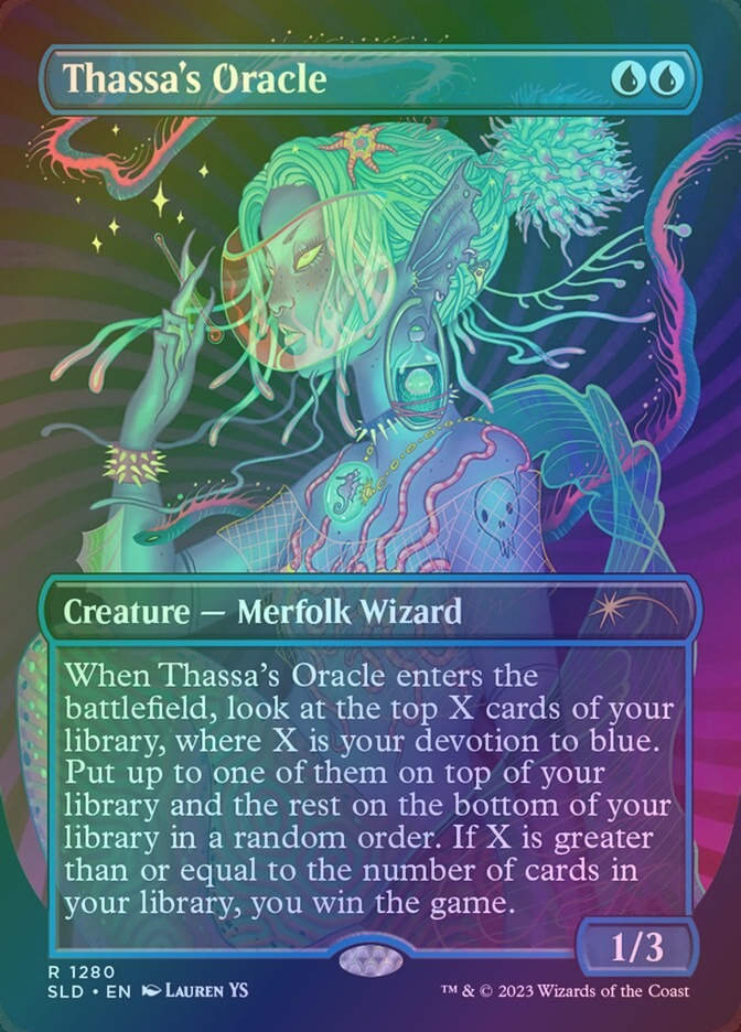 Thassa's Oracle (SLD) (1280) / Borderless / Foil