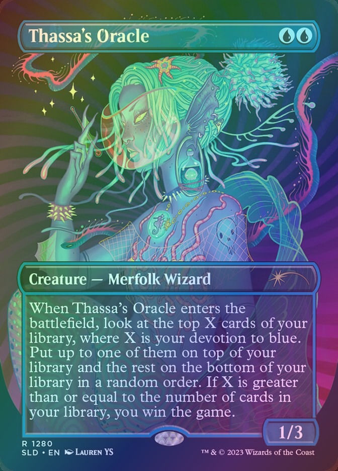 Thassa's Oracle (SLD) (1280) / Borderless / Foil