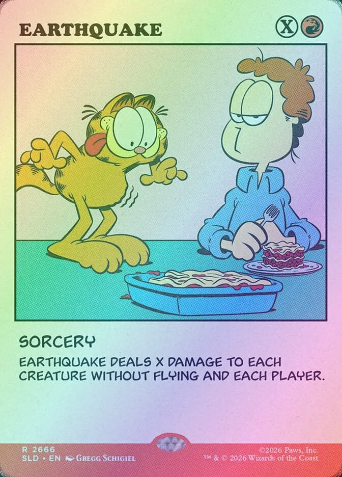 Earthquake (SLD) (2666) / Borderless / Foil