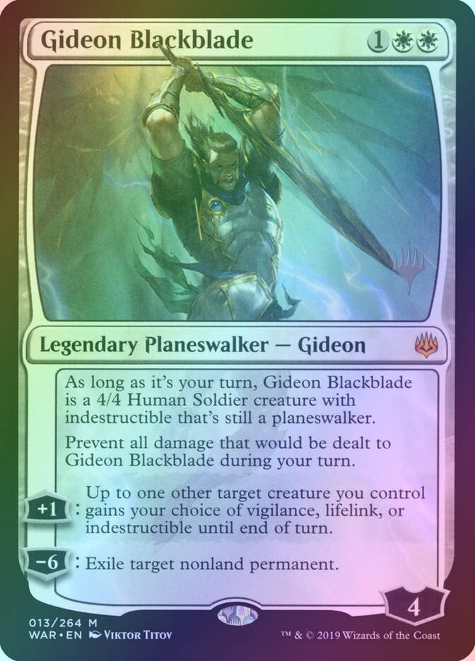 Gideon Blackblade (PWAR) (13p) / Foil