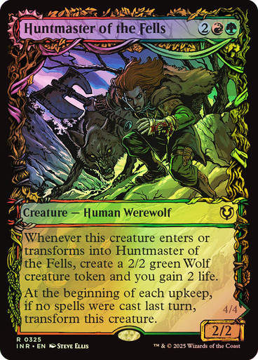 Huntmaster of the Fells // Ravager of the Fells (INR) (325) / Foil / Showcase